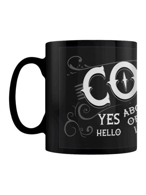 Tasse Ouija Coffee noir