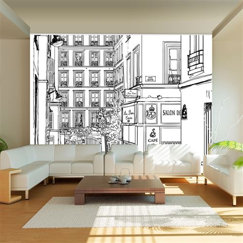 Papier peint - A walk through Parisian streets - Artgeist - 400x309