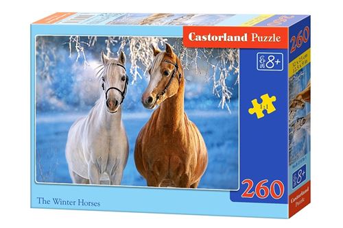 Puzzle 260 Pièces : The Winter Horses, Castorland