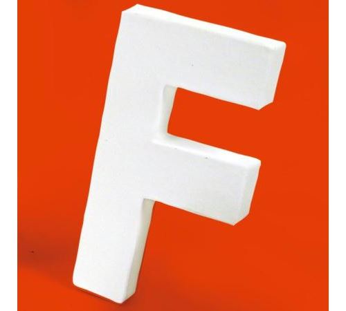 Lettre en carton F