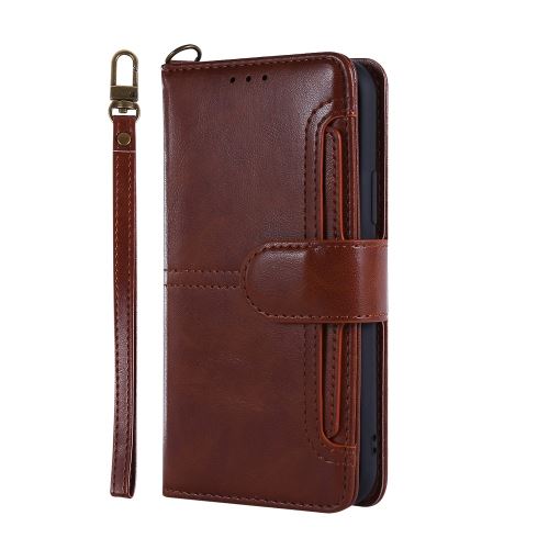 Etui en PU + TPU avec support marron pour votre Apple iPhone XR 6.1 pouces