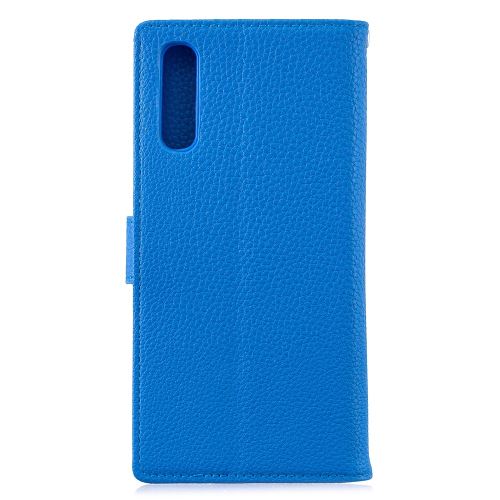 Etui en PU bleu pour votre Samsung Galaxy A70