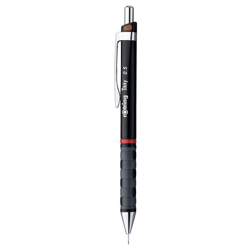 Rotring Noir Tikky Porte-Mine À Code Couleur - 0,50 Mm, Corps