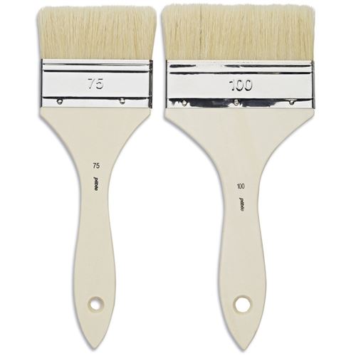 Pinceau Pebeo Spalters en soie Beau Blanc - 75 et 100 - 2 pcs