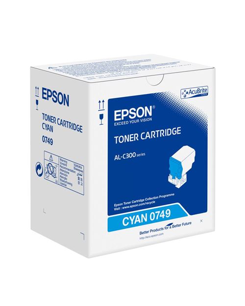 Epson - Cartouche de toner - Cyan - Pour AL-C300, AcuLaser C3000 et WorkForce AL-C300 - Image 5