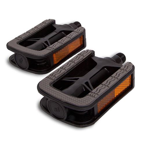 Lynx Plate-forme de pédale Stadsfiets Confort 9/16 pouce par ensemble noir