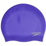 Speedo bonnet de bain en silicone junior violet taille unique