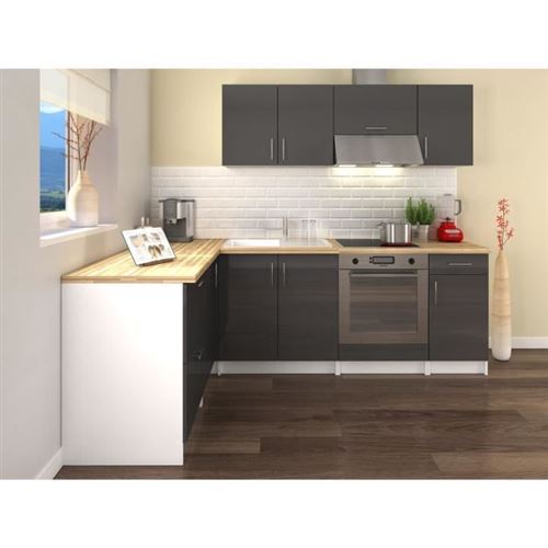 Obi Cuisine Complete Dangle L 280 Cm - Gris Laque Brillant