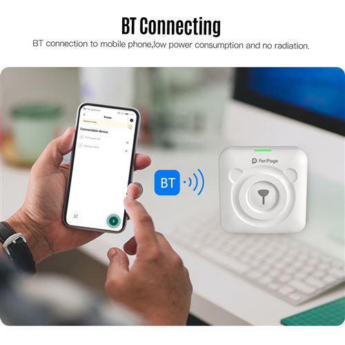 Wewoo - Peripage A6 Imprimante Bluetooth thermique de poche sans encre  portable (Blanc) - Imprimantes d'étiquettes - Rue du Commerce