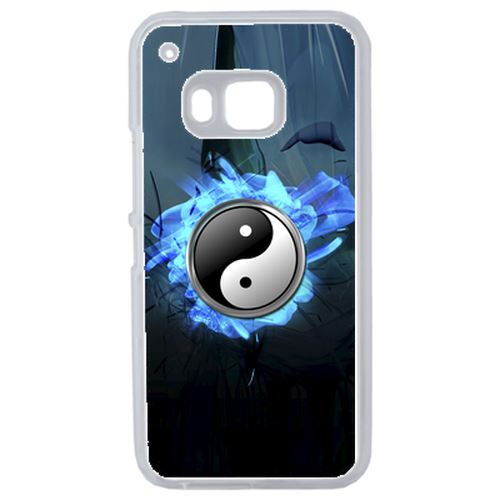 Coque Ying Yang Mer Compatible Htc One 2 M9 Transparent