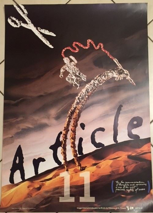 ARTIS 89 Droits de l'Homme et du Citoyen - 60x84 cm - AFFICHE / POSTER