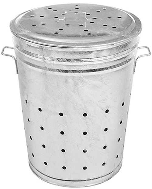 Guillouard - Bac multi-usages acier galvanisé 100 litres (grille-herbe, composteur...)