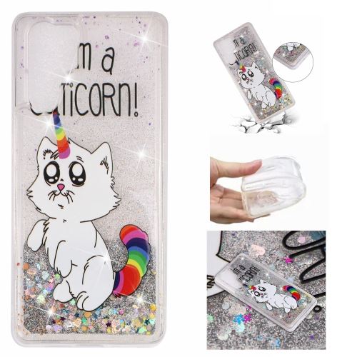 Coque en TPU paillettes pailletées dynamiques catiorne pour votre Huawei P30 Pro