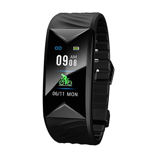 ATOUP Bracelet Connecté S5, Compatible IOS, Android, Etanche IP67 – Noir