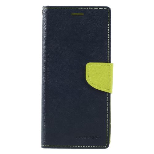 Etui en PU agenda élégant bleu foncé pour votre Samsung Galaxy J4 Plus