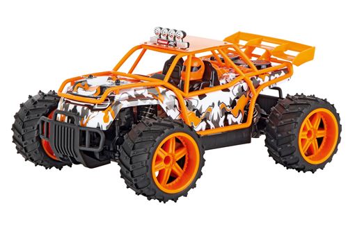 Carrera véhicule d'action Buggy 2,4 GHz 1:16 orange/noir 2 parties