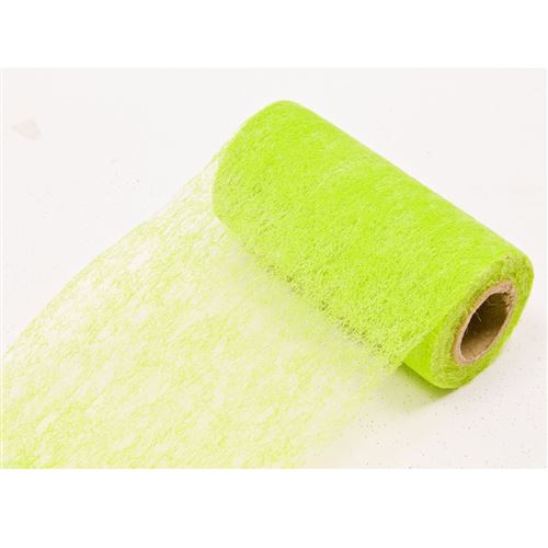 Lot de 10 Rouleaux en tissus non tissé coloris Menthe - 10 cm x 10 m