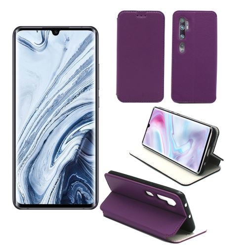 Housse Portefeuille violette pour Xiaomi Mi 10 à Rabat avec Porte Cartes
