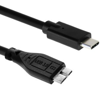G Shield 2m Cable Usb C Vers Usb 3 0 Micro B Cordon 5gbps Haute Vitesse Recharge Et Data Synchronisation 2 Metre Noir Cables Usb Achat Prix Fnac