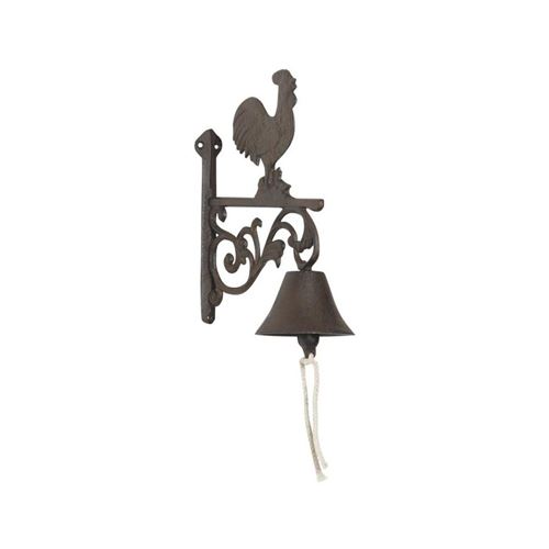 Aubry Gaspard - Cloche ancienne coq en fonte