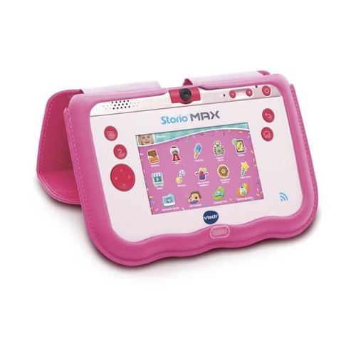 VTECH Storio Max 5 - Etui Support protege tablette Rose - Tablettes  educatives