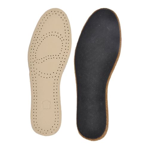 Paris Prix - Semelles Cuir chaussures Taille 38/39 Beige & Noir