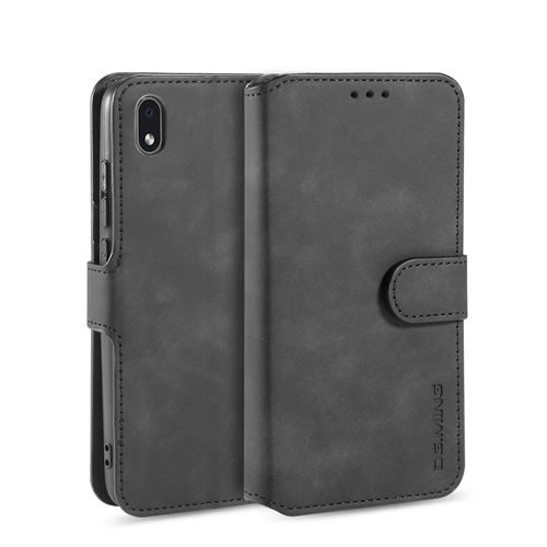 Coque Portefeuille en PU avec support Pour Samsung Galaxy A01 Core - Smart Stand Noir