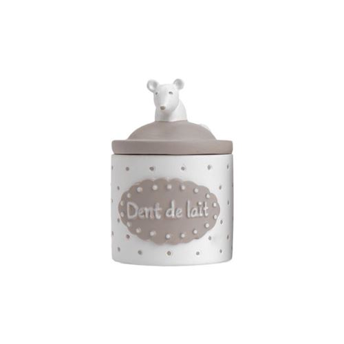 Boîte à dents Petite souris Blanc