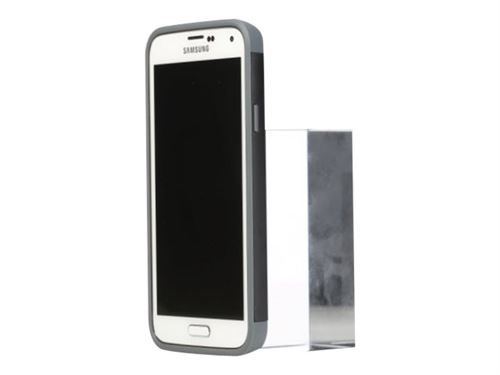 ROCK Shield Series - Coque de protection pour téléphone portable - polycarbonate, polyuréthanne thermoplastique (TPU) - noir - pour Samsung Galaxy S5