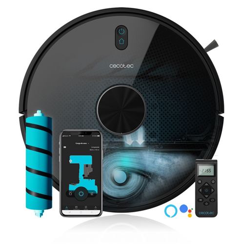 Aspirateur robot Cecotec Conga 5090 WiFi 5 GHz 8000 Pa 64 Db Noir
