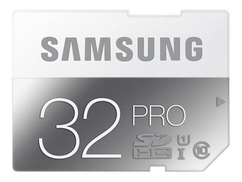 Samsung Pro MB-SG32D - Carte mémoire flash - 32 Go - UHS Class 1 / Class10 - SDHC UHS-I