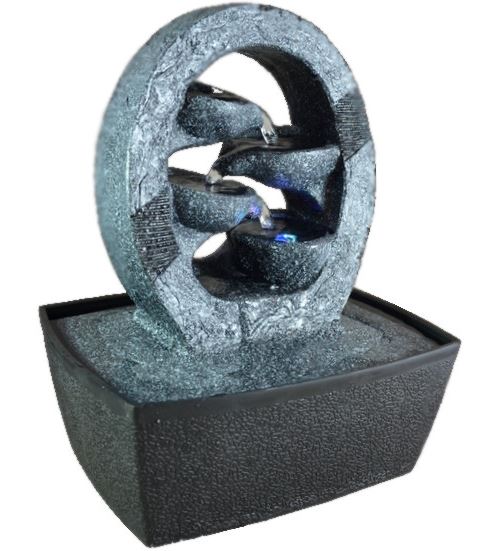 Zen Light - Fontaine Cascade avec éclairage LED