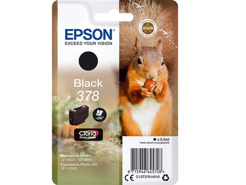 Cartouche Imprimante Epson C 13 T 37814010