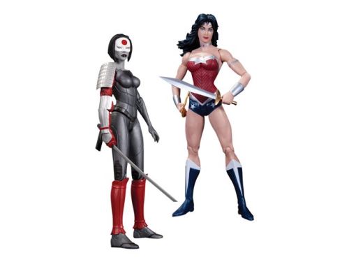 Warner Bros. Wonder Woman Vs Katana - Wonder Woman vs. Katana Action Figure Set - 18 cm