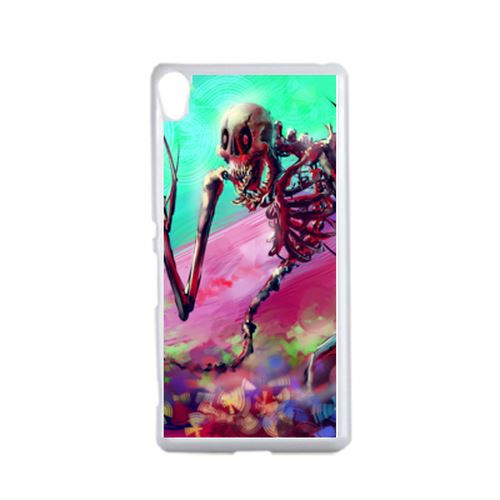 Coque Squellette Fun Compatible Sony Xperia X Transparent