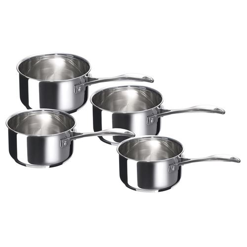 Série de 4 casseroles inox 14/16/18/20cm Beka 12066984