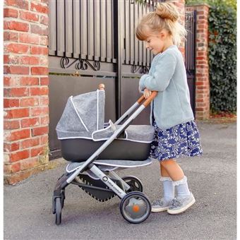 Poussette Bébé Smoby Confort 3 en 1 Gris
