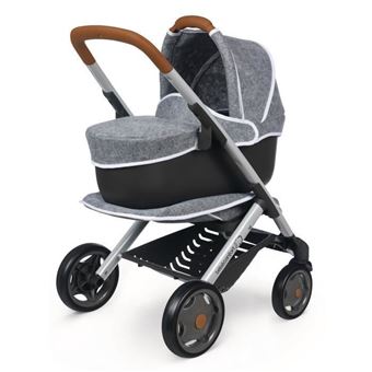 Poussette Bébé Smoby Confort 3 en 1 Gris