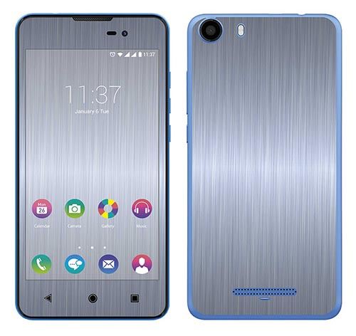Skin Stickers Pour Wiko Lenny 2 (sticker : Aluminium)