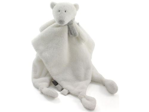 Dimpel - P'timo doudou bébé ours polaire - blanc
