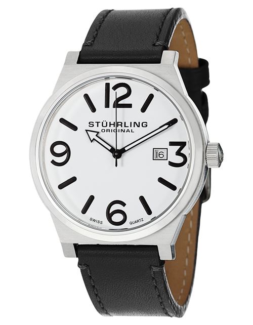 Montre Homme Stuhrling Original Aviator 454.33152 Noir