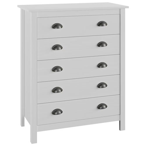 Chunhe Buffet Hill Range à 5 tiroirs 79x40x96,5 cm Bois de pin solide AB288976