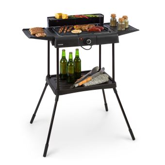 An electric barbecue 