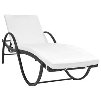 vidaxl chaise longue rsine tresse noir transat chilienne fauteuil sige mobilier de jardin achat prix fnac - Fauteuil Chaise Longue vidaxl chaise longue rsine tresse noir transat chilienne fauteuil sige mobilier de jardin achat prix fnac - Fauteuil Chaise Longue