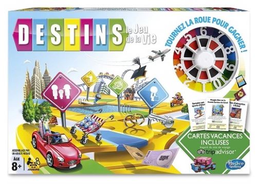Destins le jeu de la vie - nouvelle version - hasbro - jeu de societe