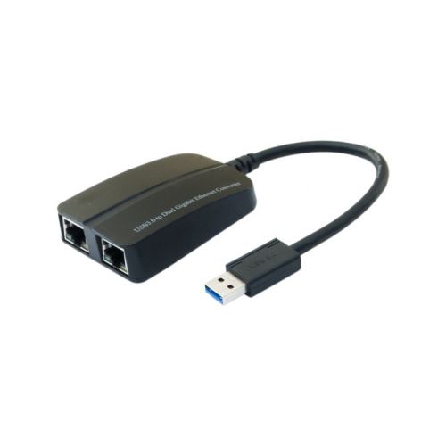 Cuc Adaptateur Usb 3 Réseau Avec Switch 2 Ports Rj-45 Gigabit
