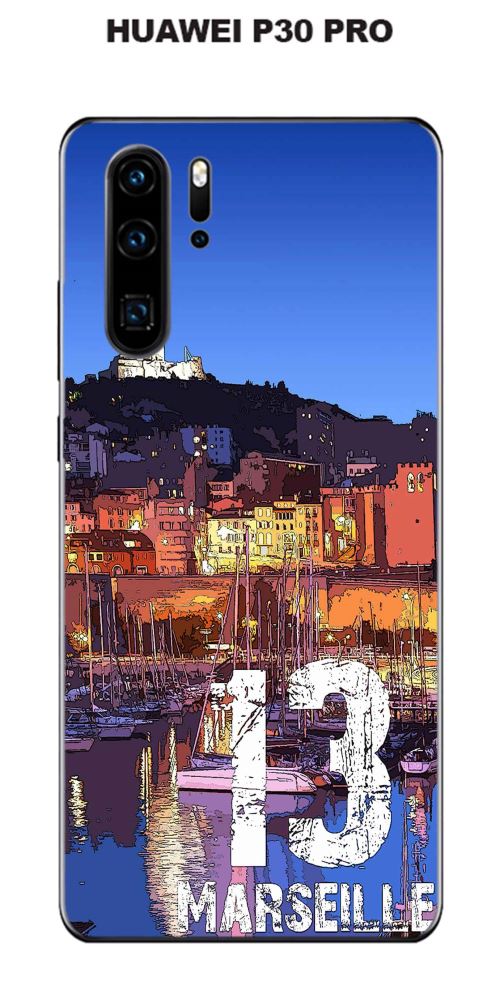 Coque Huawei P30 PRO design Marseille le port