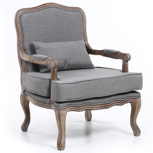 Fauteuil Mambo Tissu Gris
