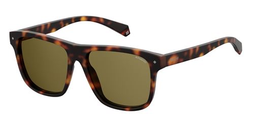Polaroid lunettes de soleil 6041/S086/SP hommes havane / vert