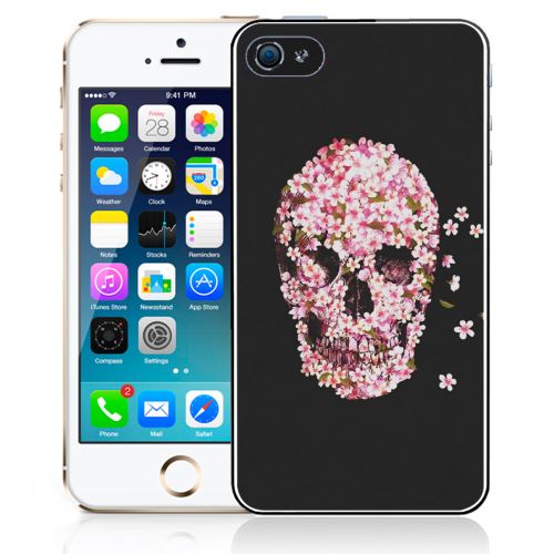 Coque pour iPhone 4/4S crane fleurs 2